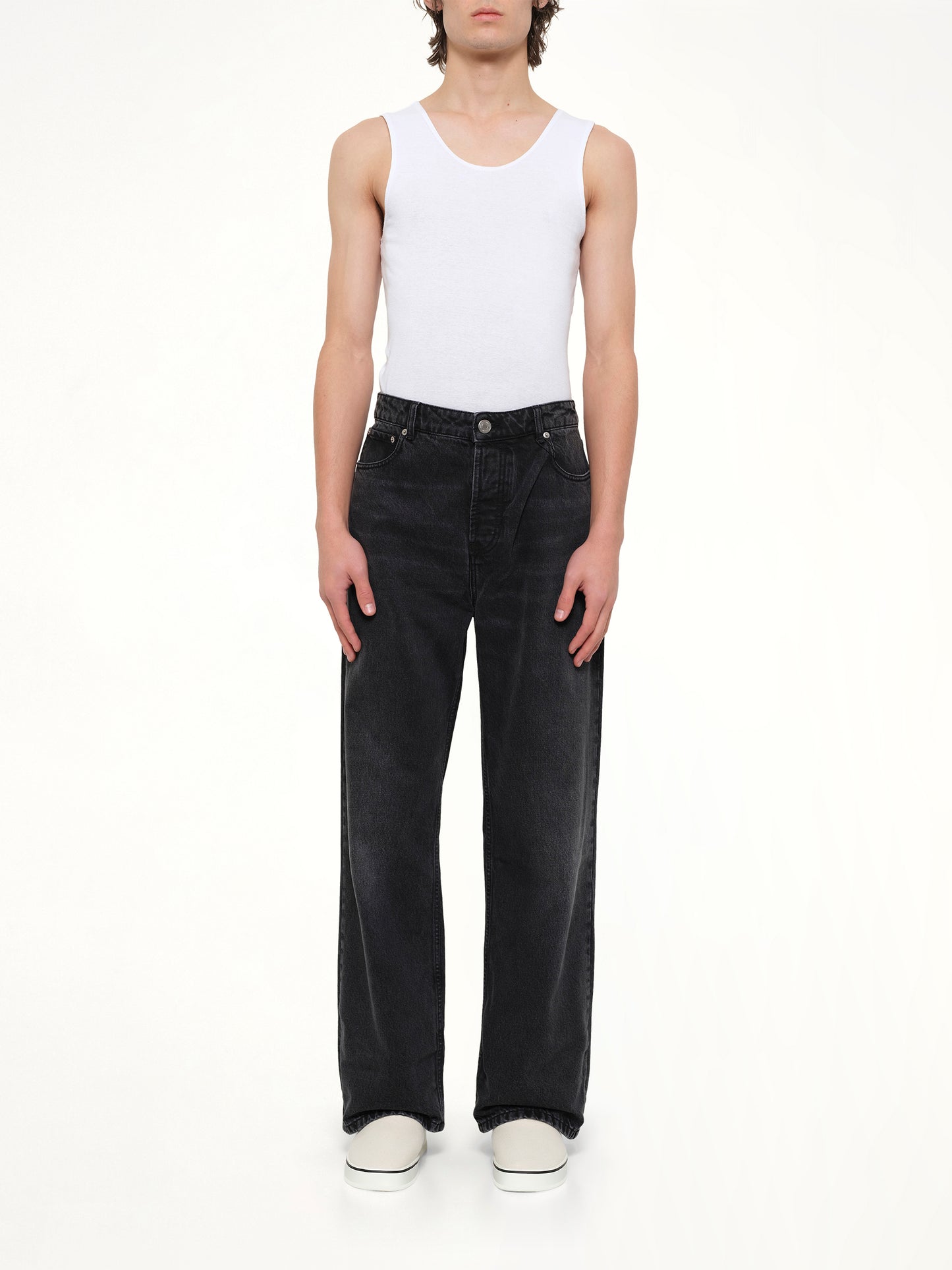 Large Fit Jeans in Black