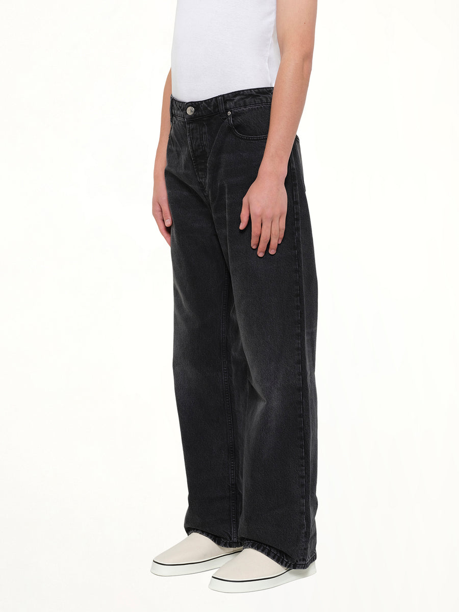 Large Fit Jeans in Black