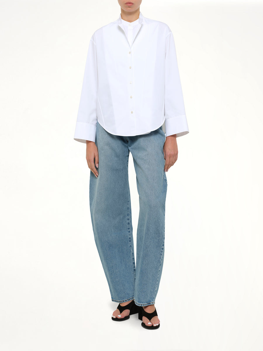 Layered Shirt in White