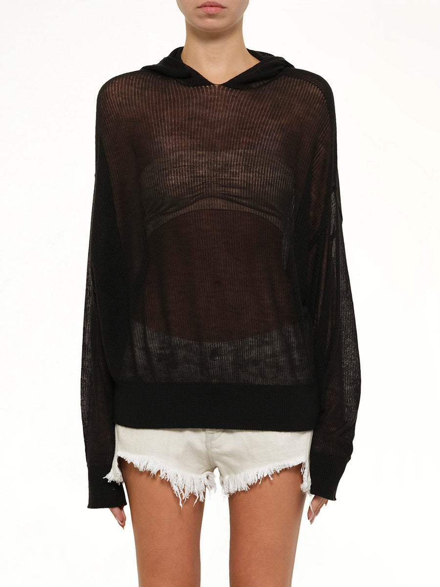 Light Hun Hoodie in Black