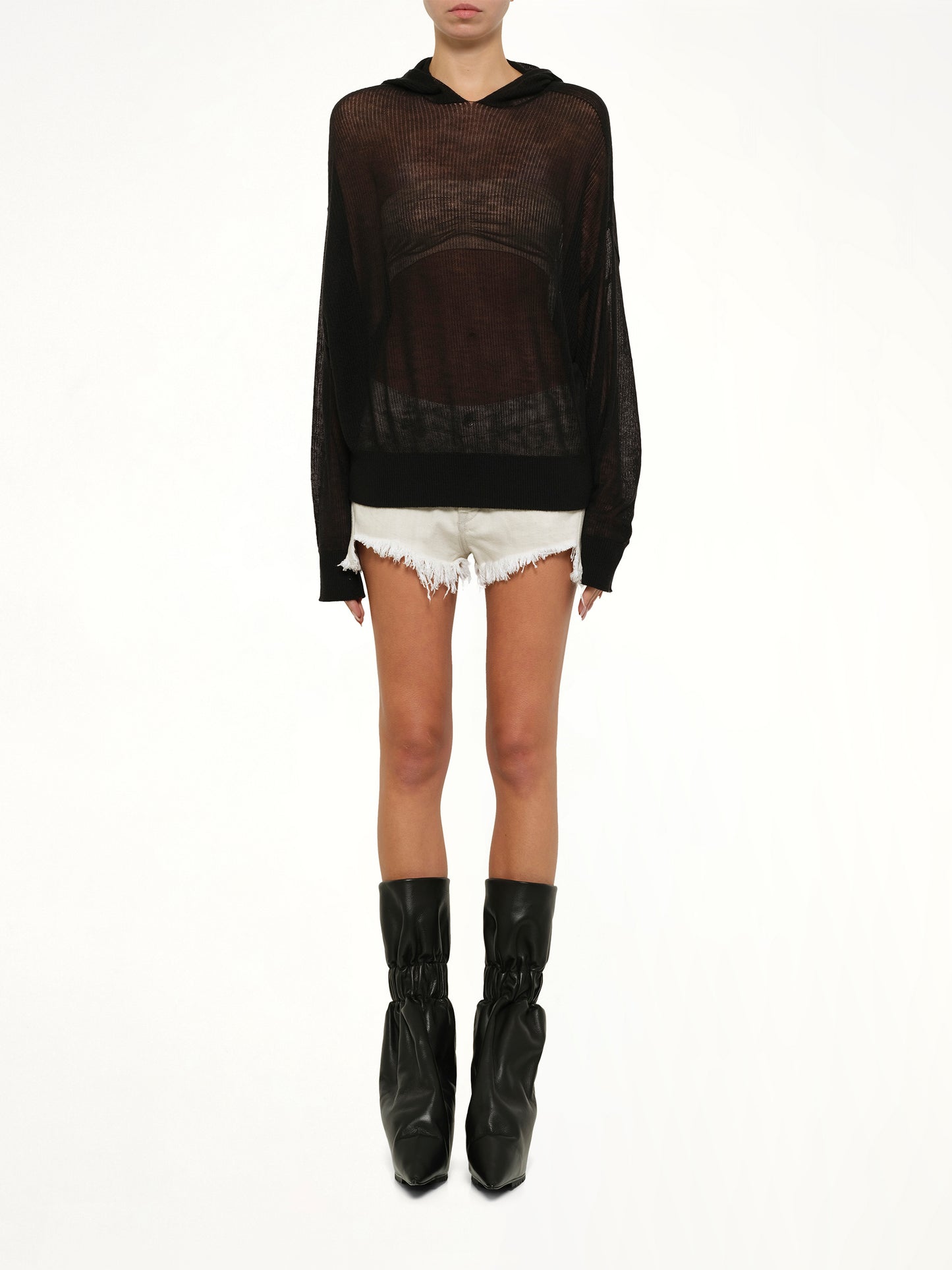 Light Hun Hoodie in Black