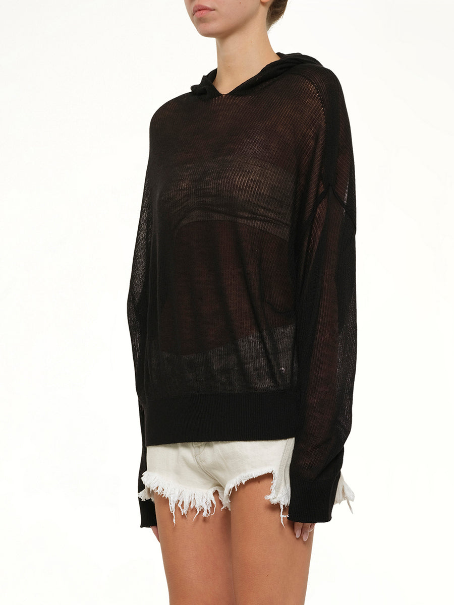 Light Hun Hoodie in Black
