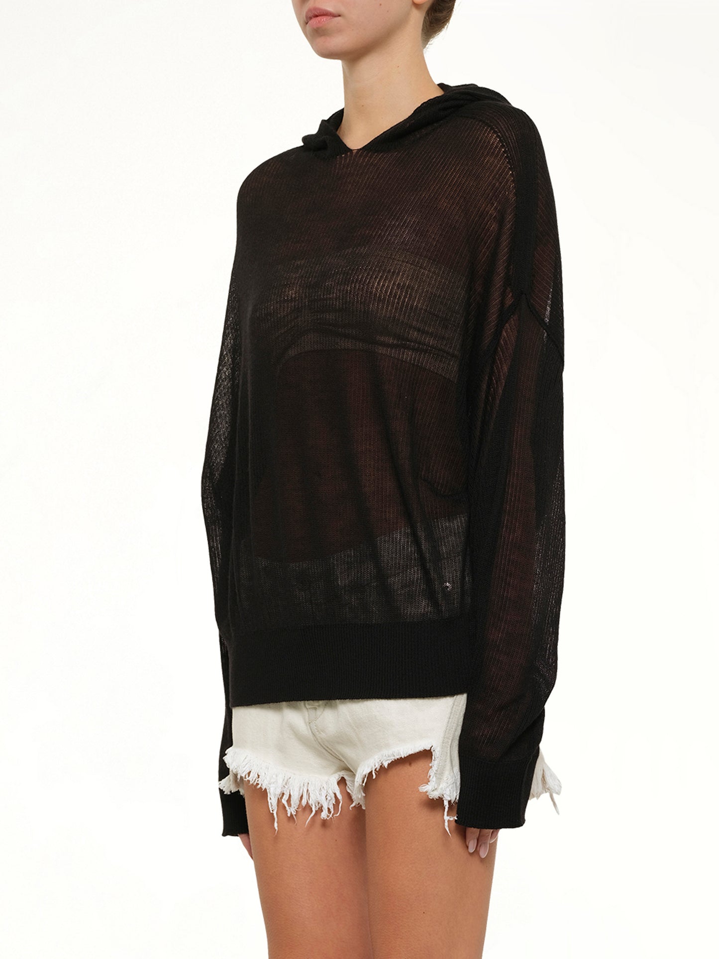 Light Hun Hoodie in Black