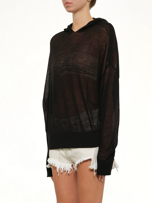 Light Hun Hoodie in Black