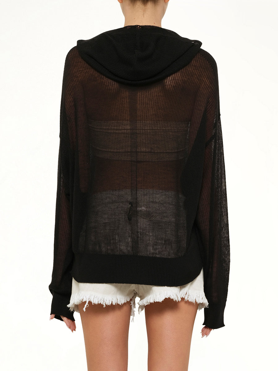 Light Hun Hoodie in Black