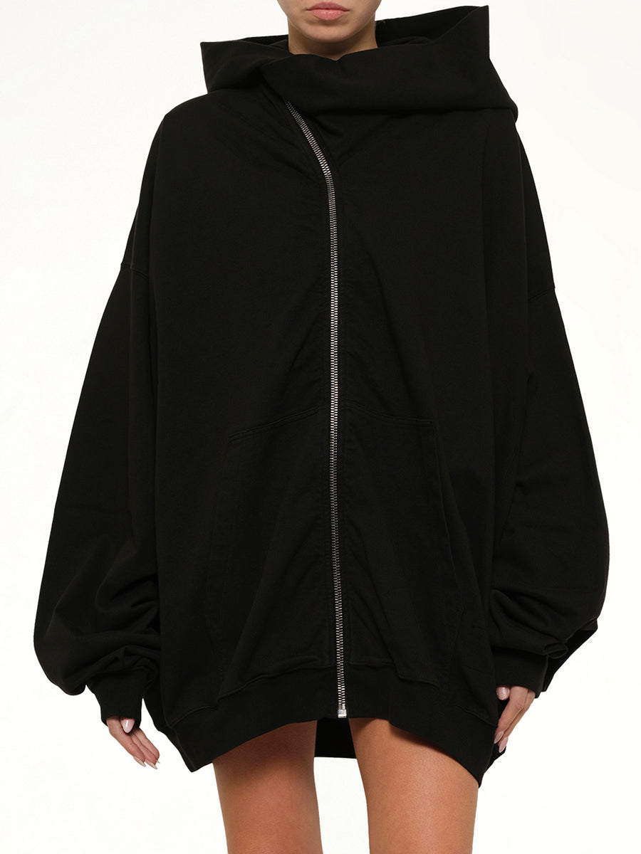 Mountain Hun Hoodie in Black