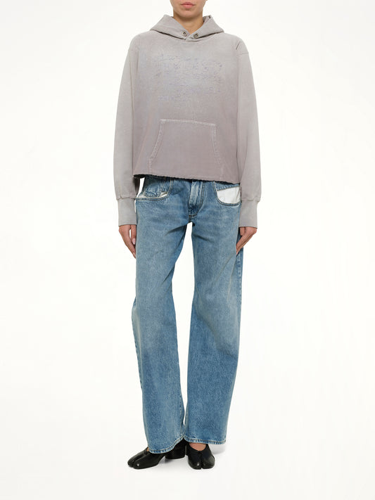Number Hoodie in Dusty Pink