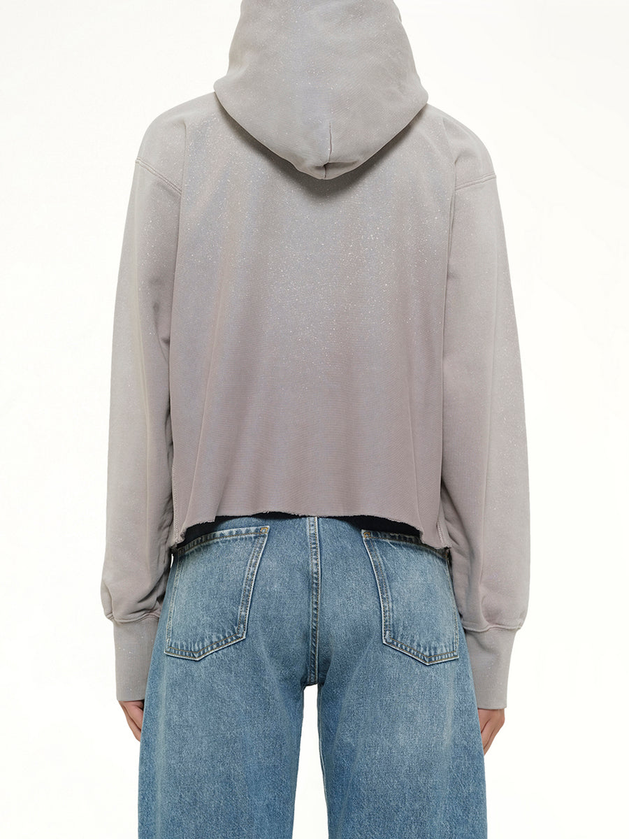 Number Hoodie in Dusty Pink