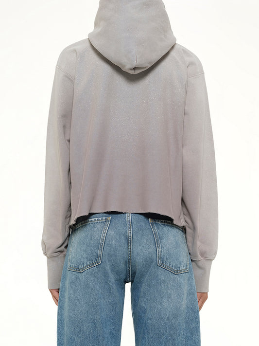 Number Hoodie in Dusty Pink
