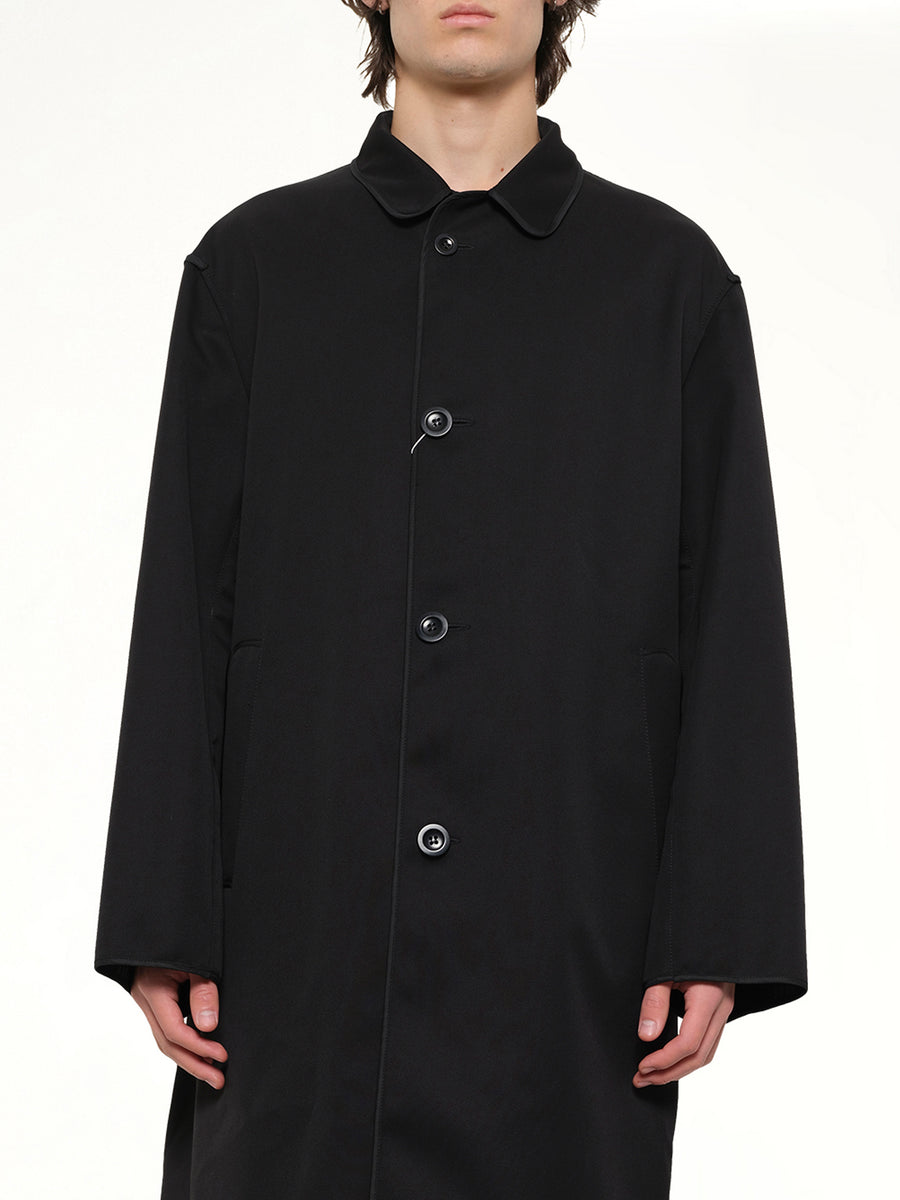 Reversible Coat in Black/Grey