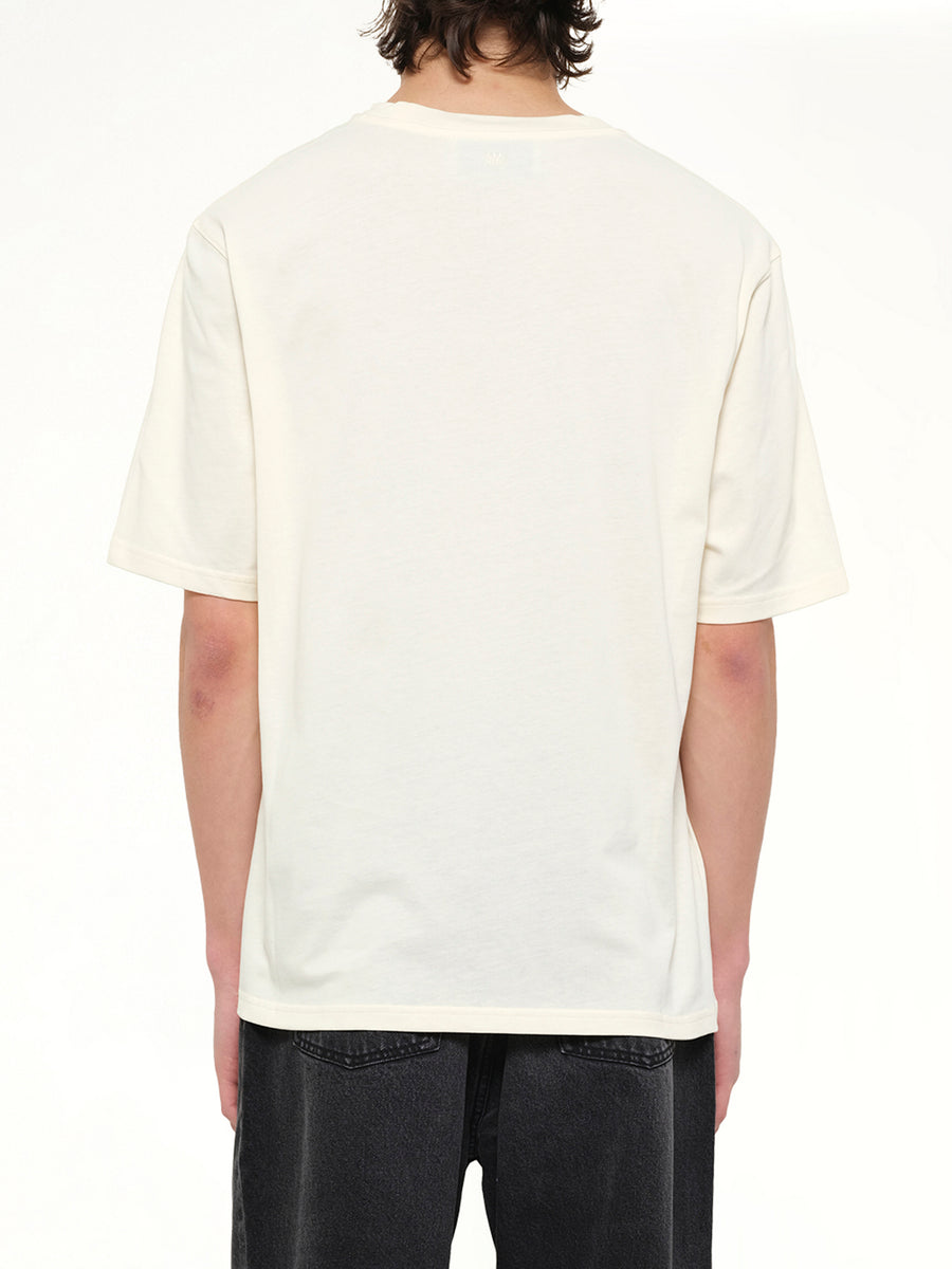 Small Embossed ADC T-Shirt in Cream