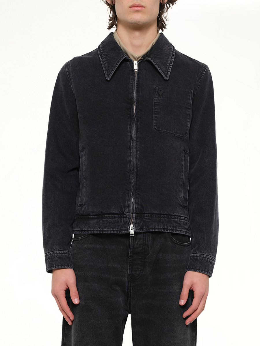 Tonal ADC Denim Jacket in Black