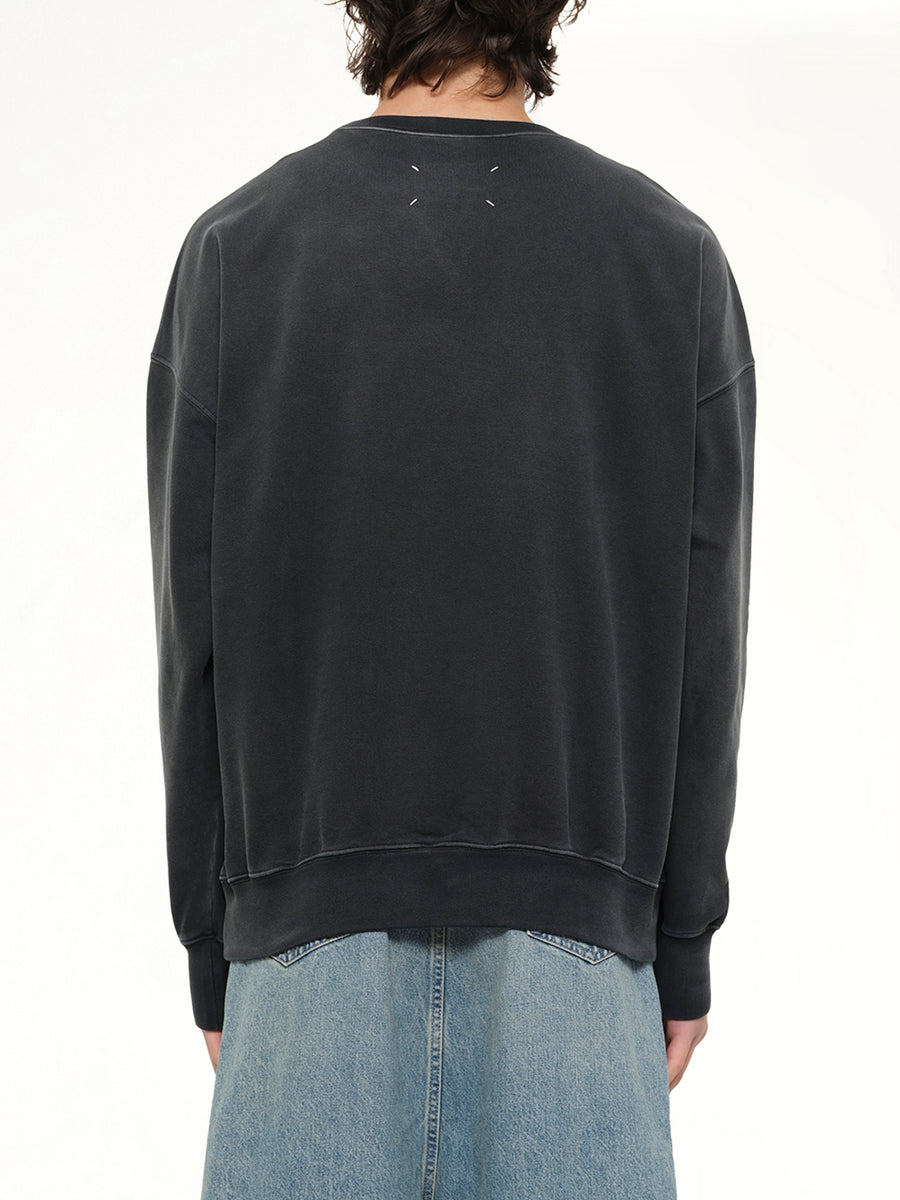 Vintage Logo Sweatshirt in Vintage Black