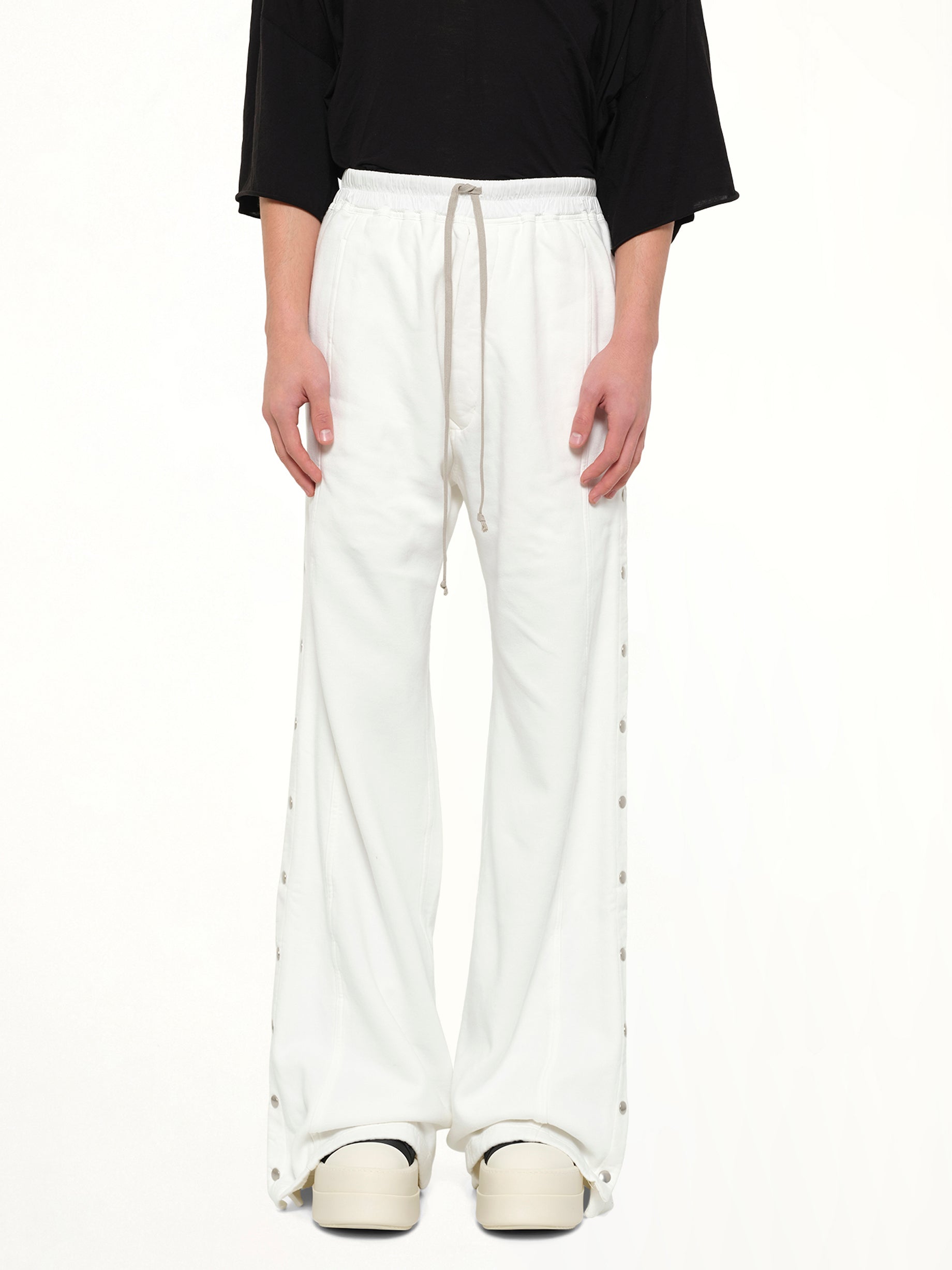 Wide Pusher Pants in Milk Wash