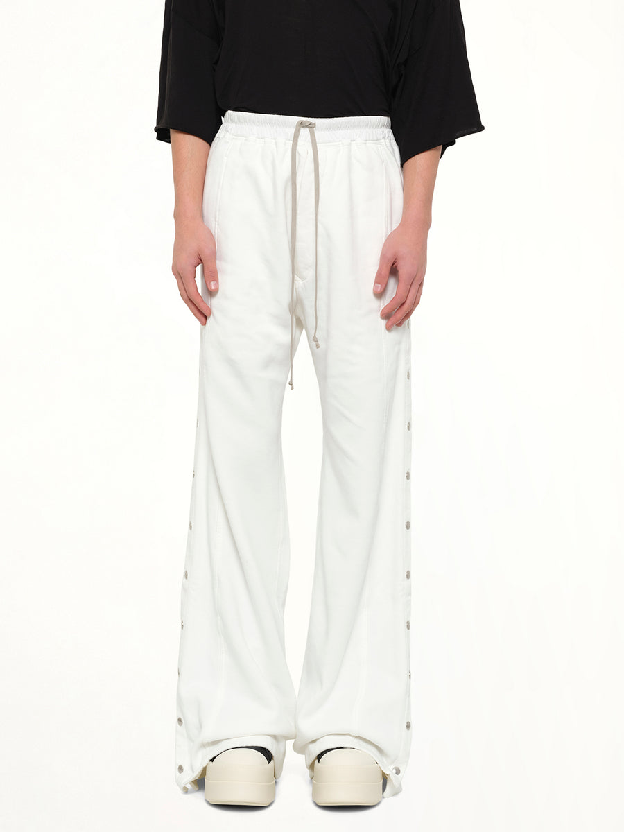 Wide Pusher Pants in Milk Wash
