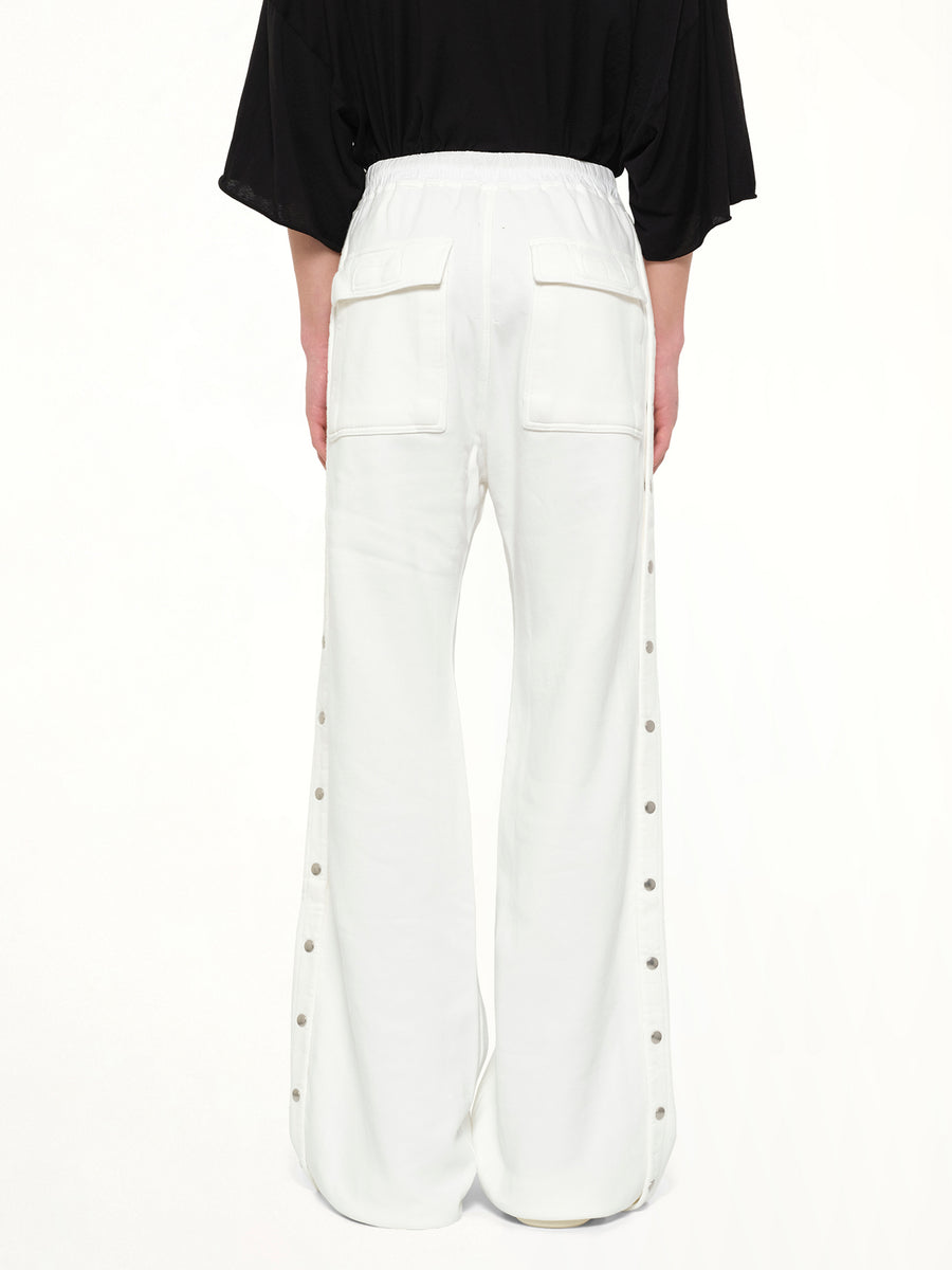 Wide Pusher Pants in Milk Wash