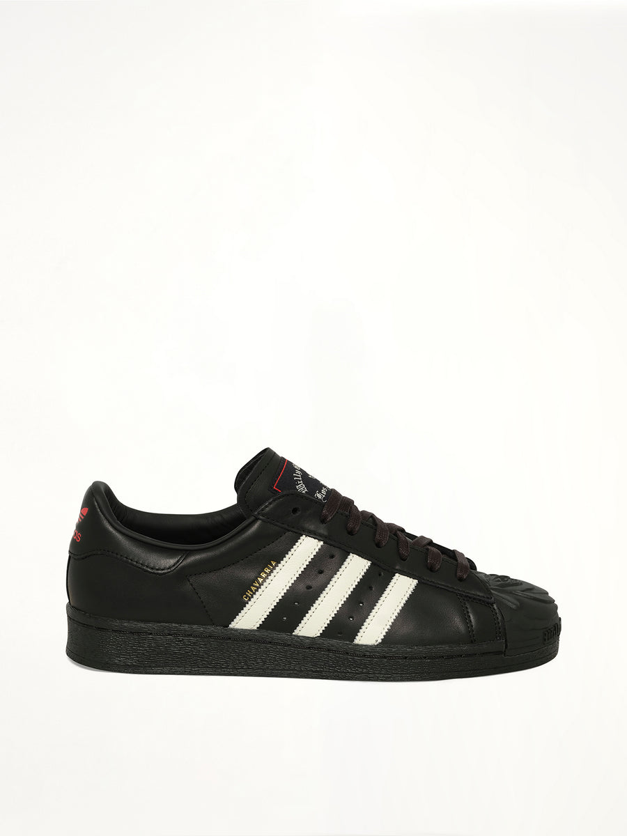 Adidas x Chavarria Superstar in Core Black/White/Red