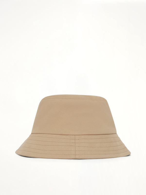 Black Ami De Coeur Bucket Hat in Beige Taupe