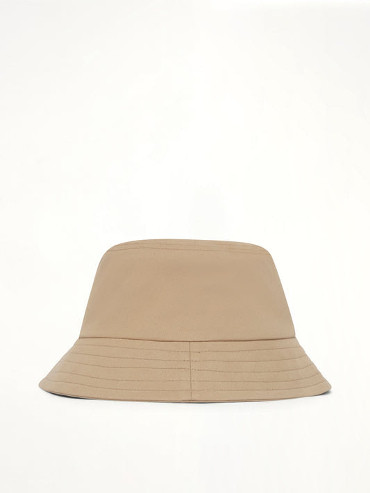 Black Ami De Coeur Bucket Hat in Beige Taupe