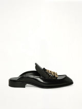 Edge Loafer Mule in Black