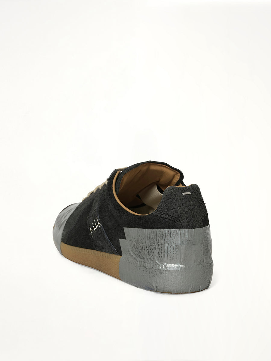 Replica Tape Sneaker in Black/Silver