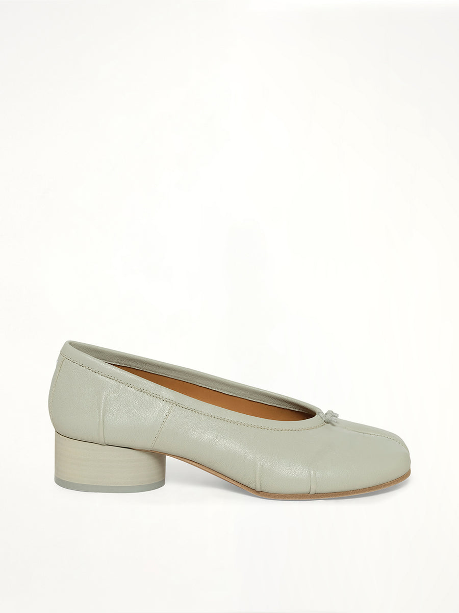 Tabi Ballerina 3cm in Alabaster