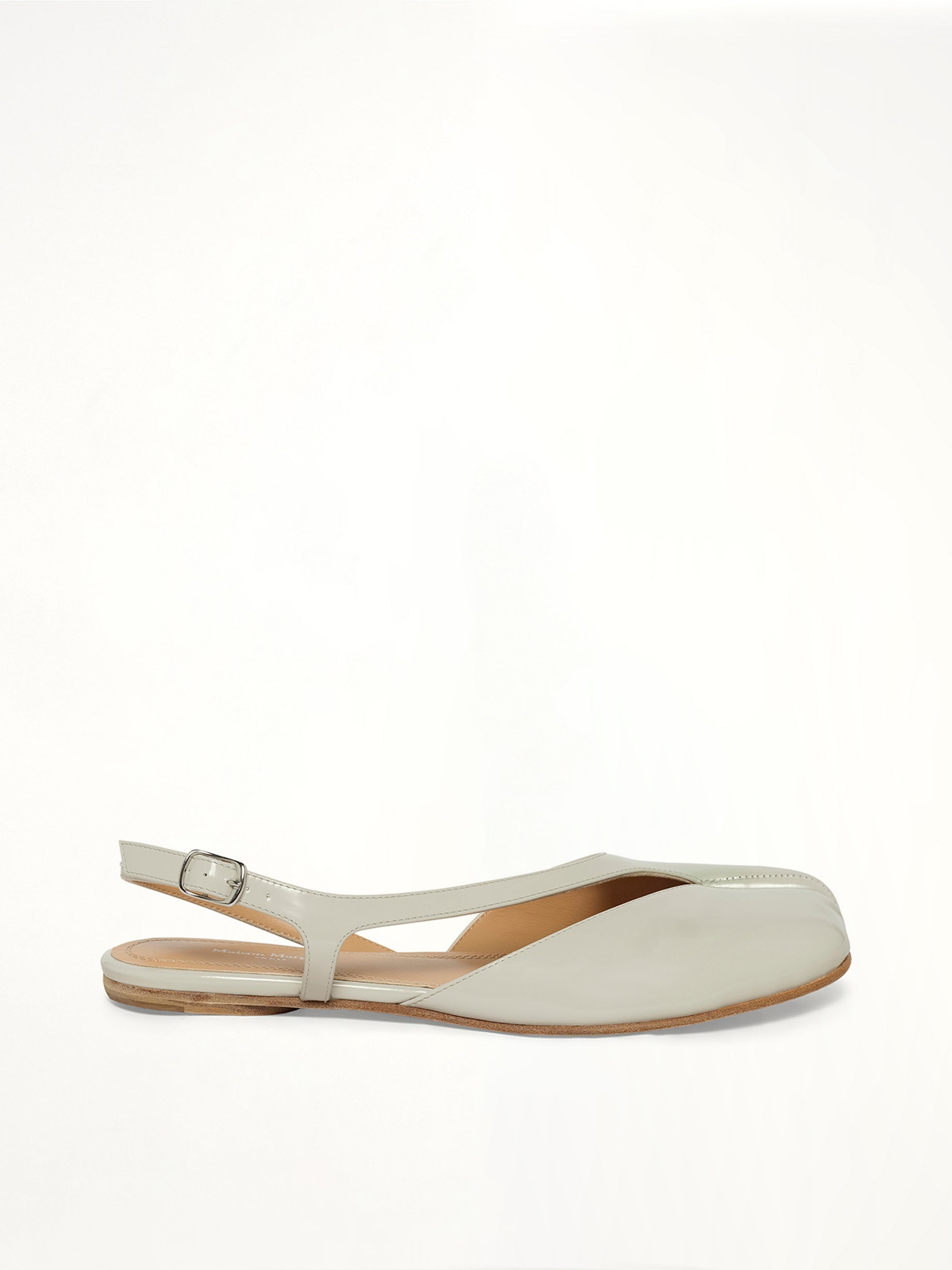 Tabi Flat Slingback in Alabaster