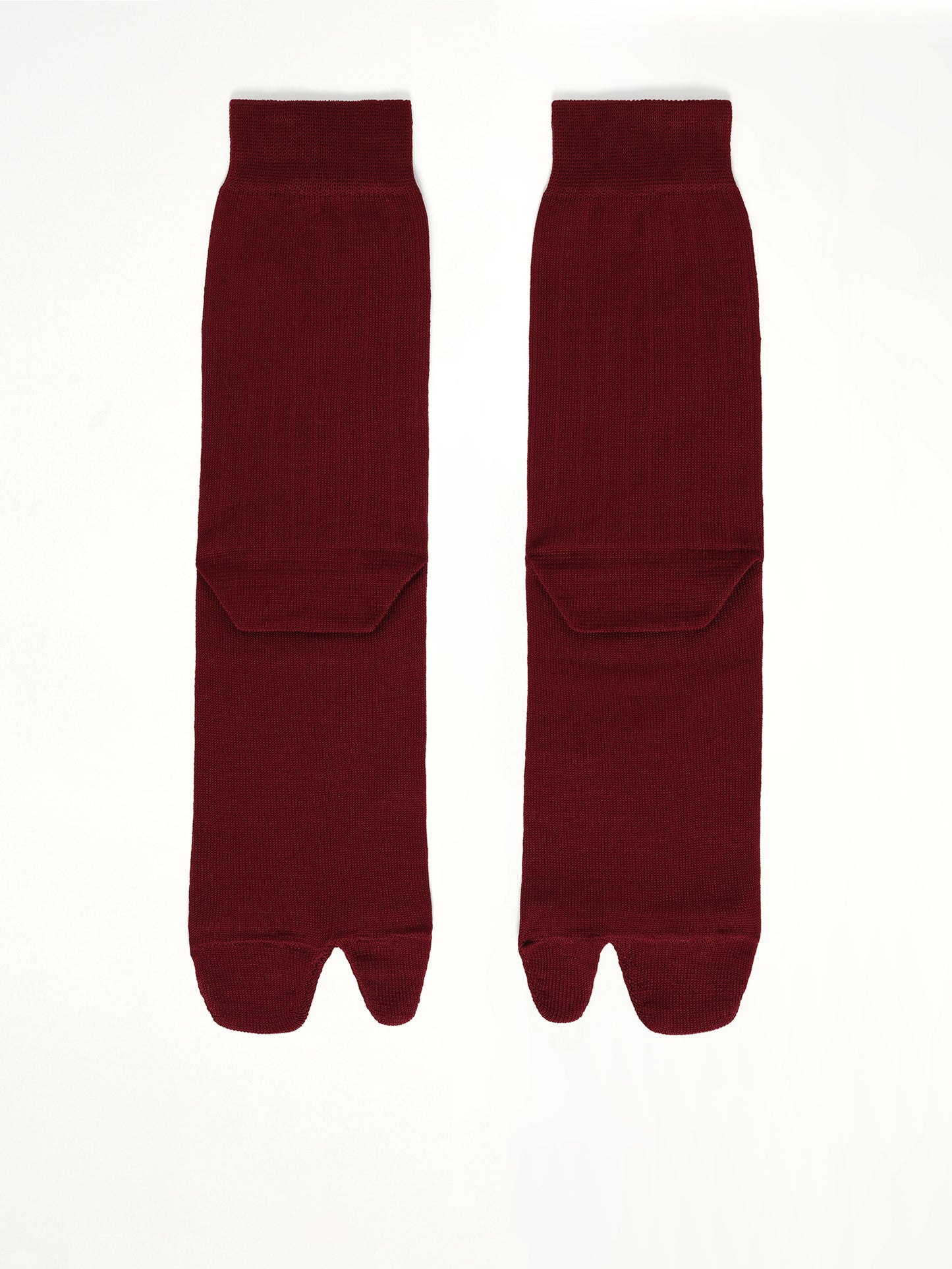 Tabi Socks in Burgundy