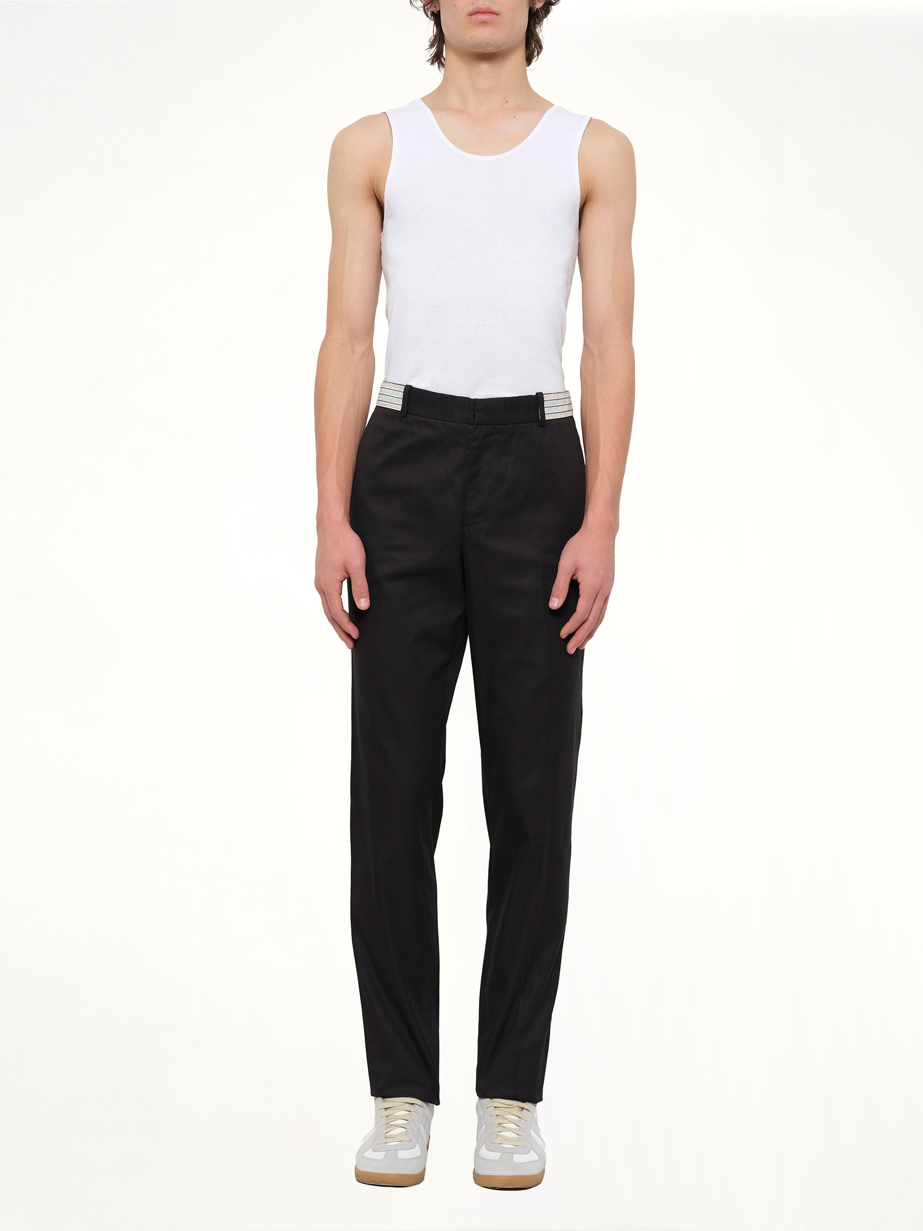 ALEXANDER MCQUEEN Pants in Black Product Photo from MARAIS