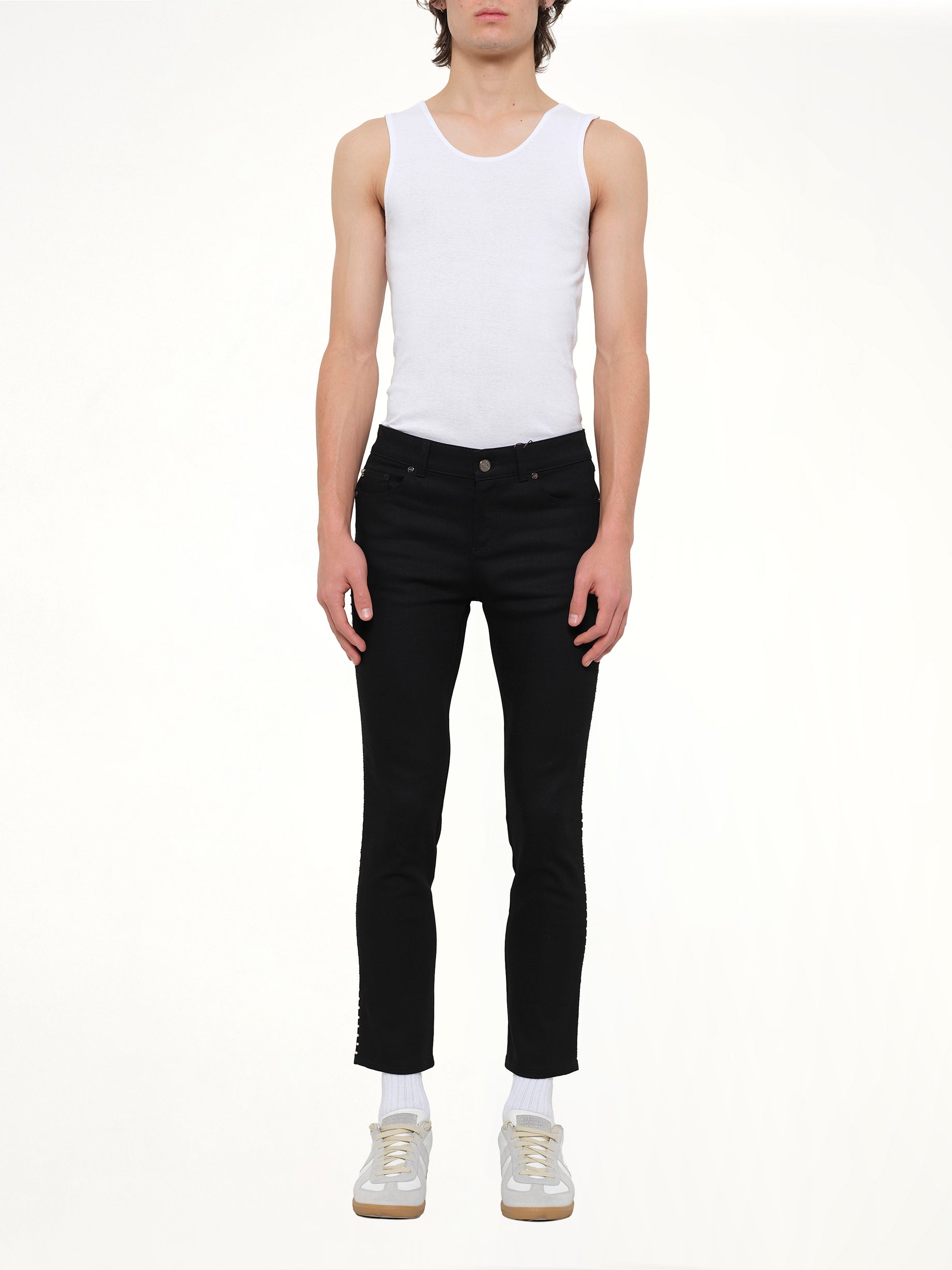 ALEXANDER MCQUEEN Trousers in Black Product Photo from MARAIS