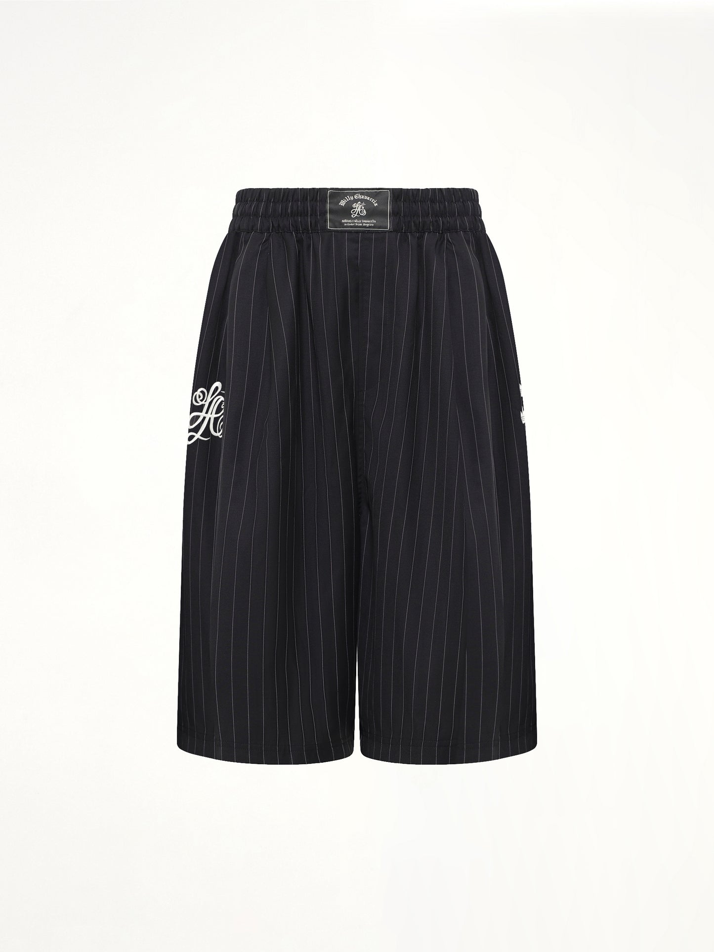 Adidas x Chavarria Pinstripe Short in Black/White