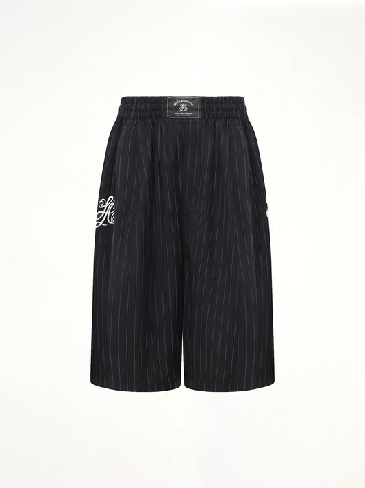 Adidas x Chavarria Pinstripe Short in Black/White