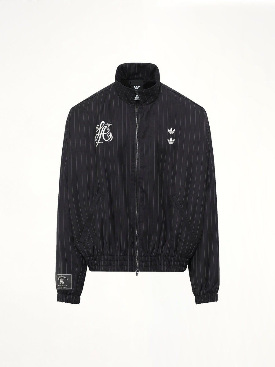 Adidas x Chavarria Pinstripe Jacket in Black/White