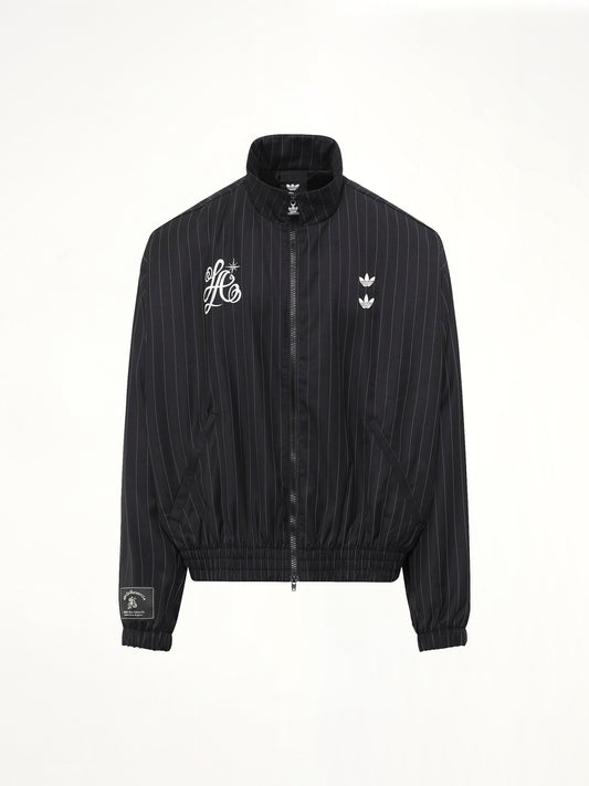 Adidas x WC Pinstripe Jacket in Black/White