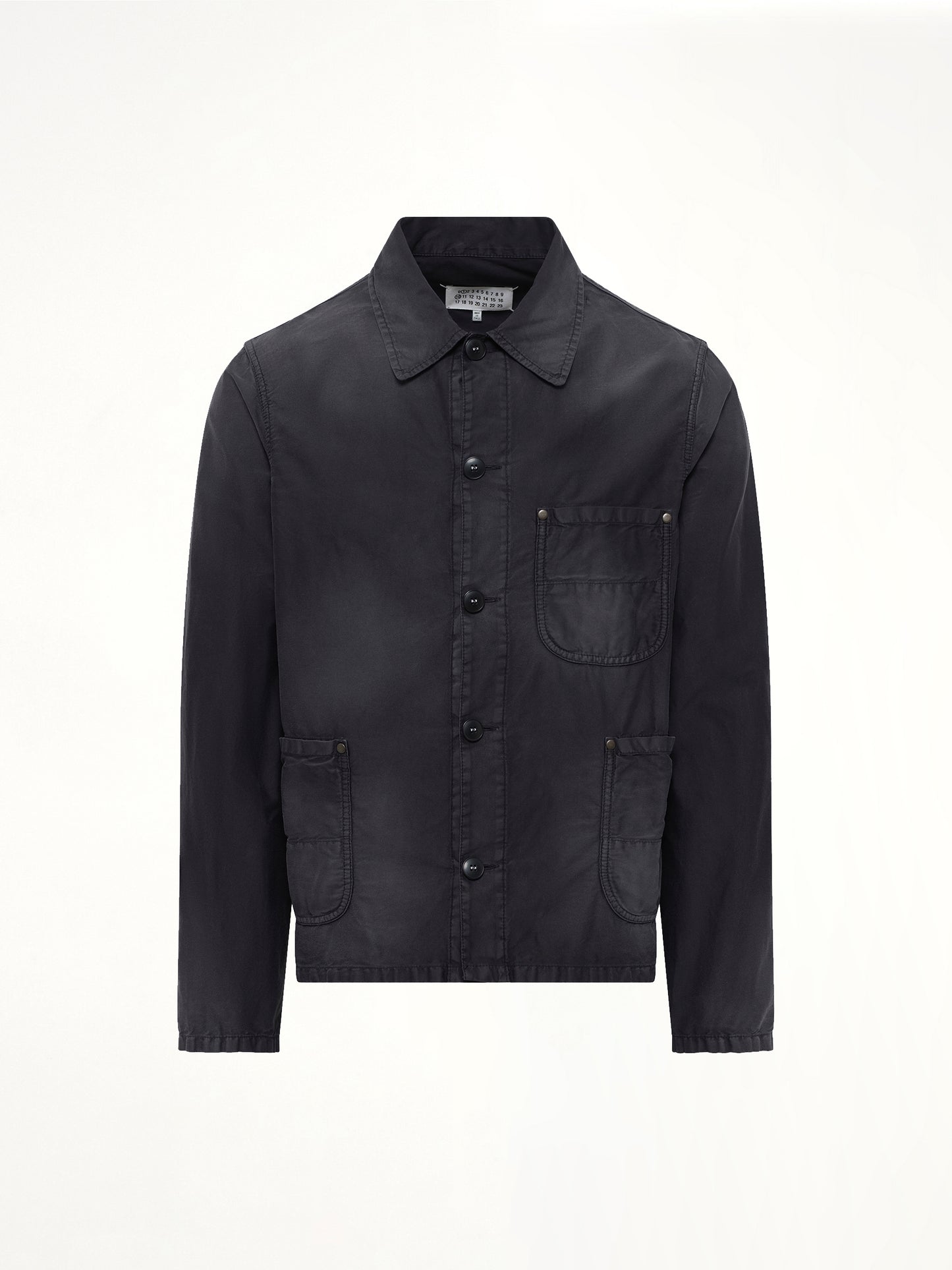 Brushed Moleskin Jacket in Black