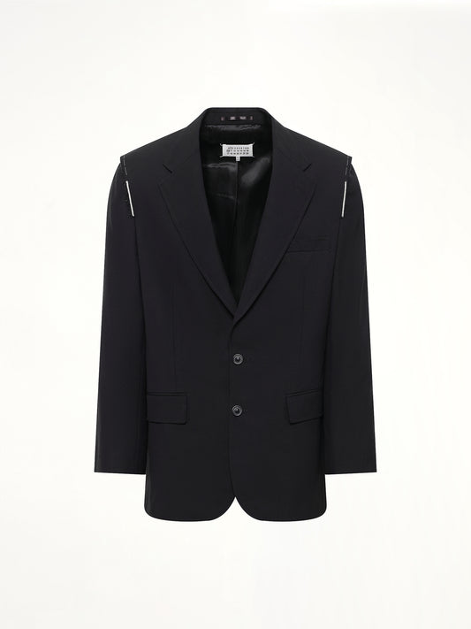 Deconstructed Jacket in Black