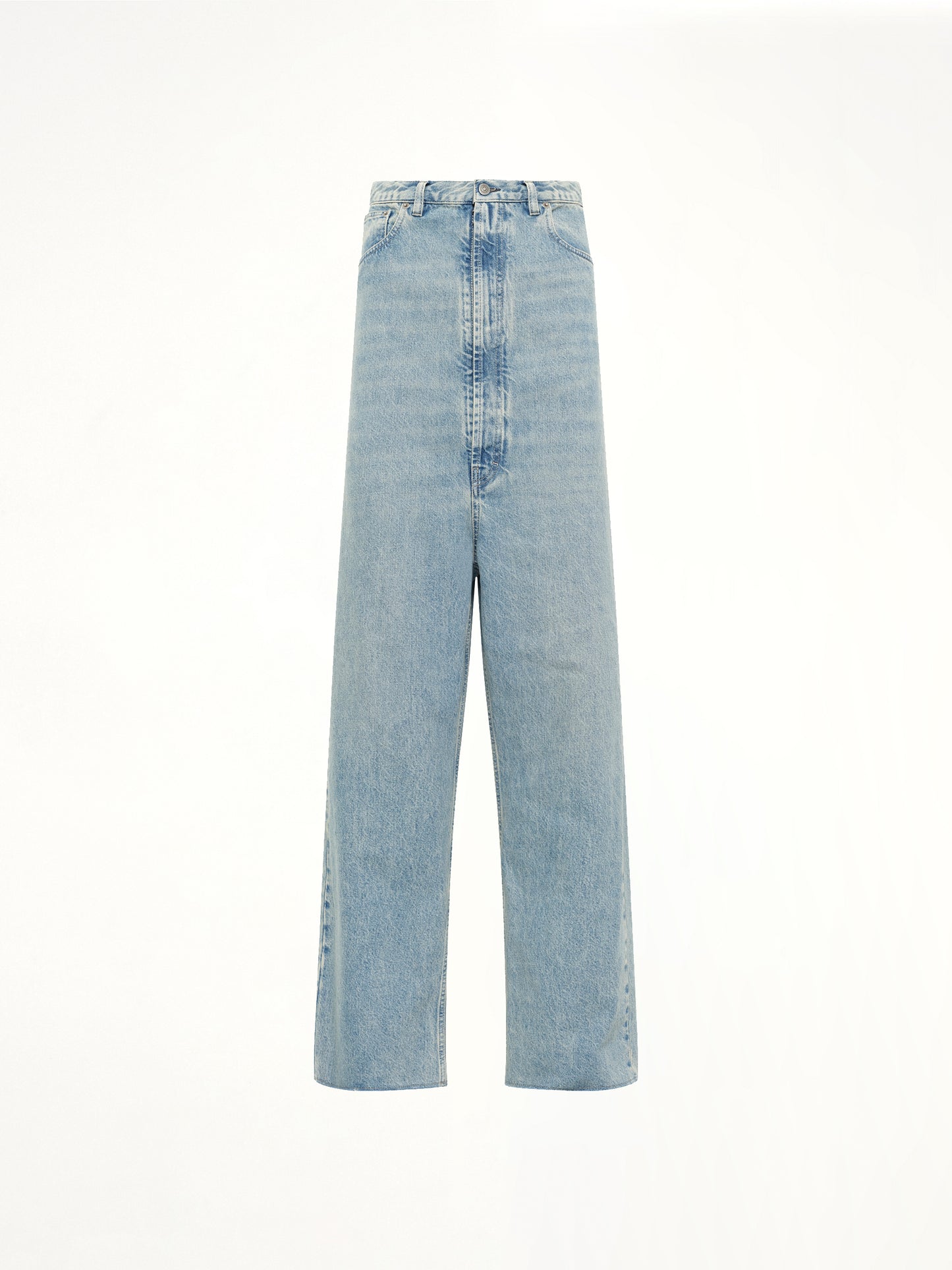 Dropped Crotch Jeans in Ice Blue
