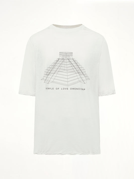 Jumbo SS T in Milk Wash/Black