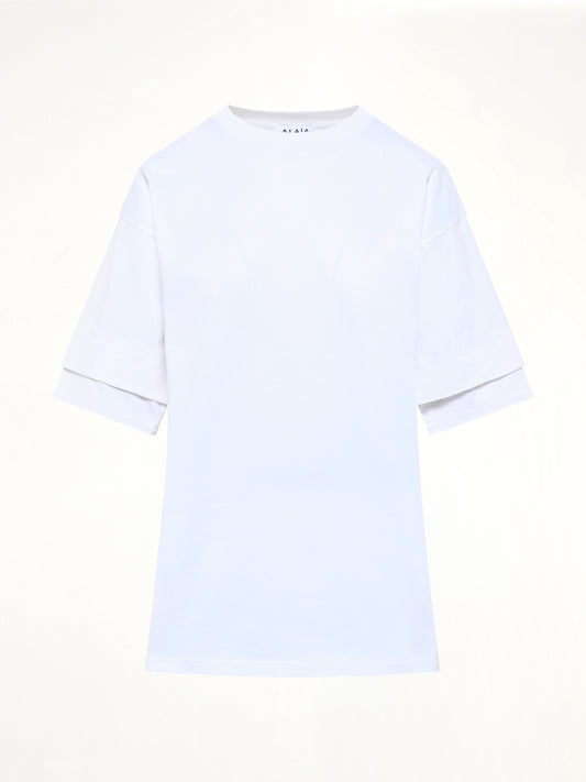 Layered T-Shirt in White