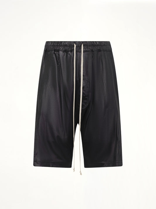 Light Wide Pusher Shorts in Black
