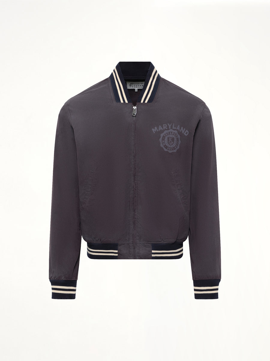 Maryland Bomber Jacket in Washed Black