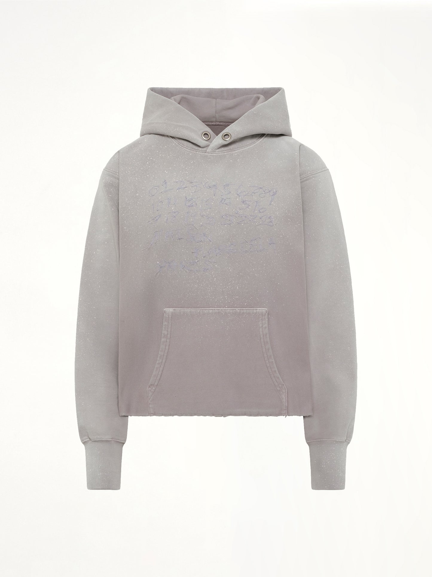 Number Hoodie in Dusty Pink