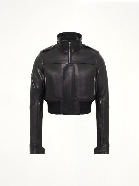 Rev Leather Jacket in Black