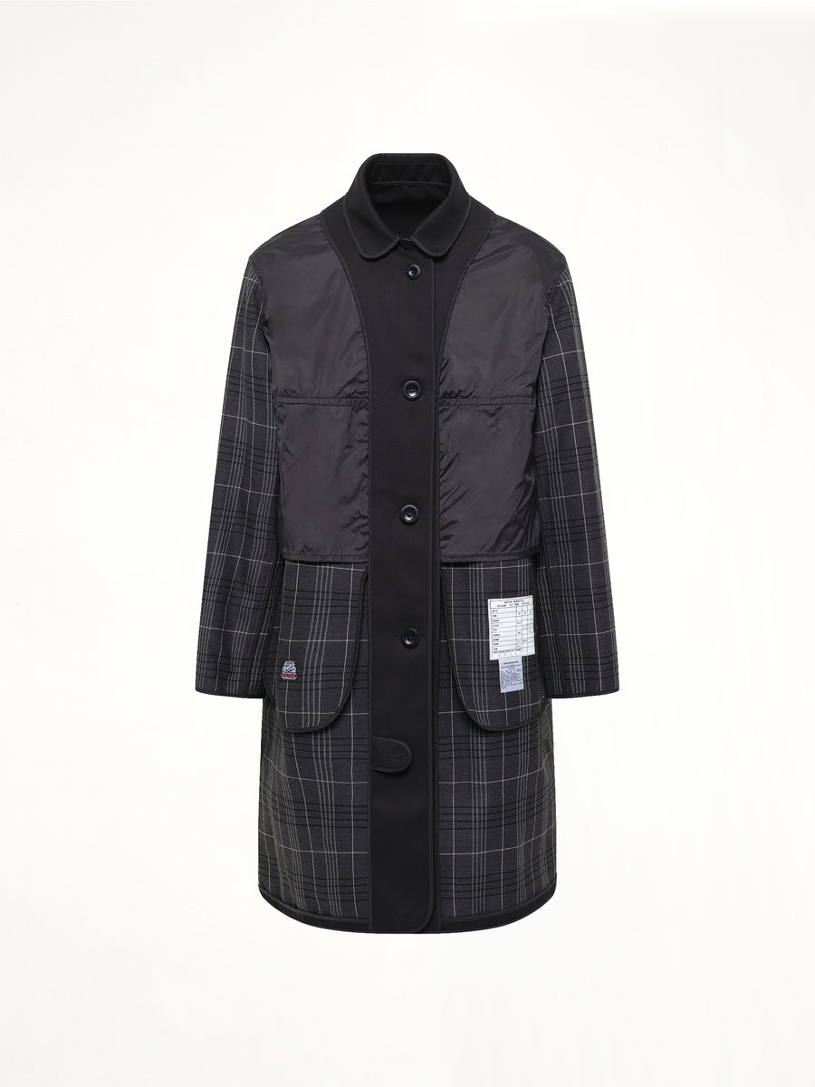 Reversible Coat in Black/Grey