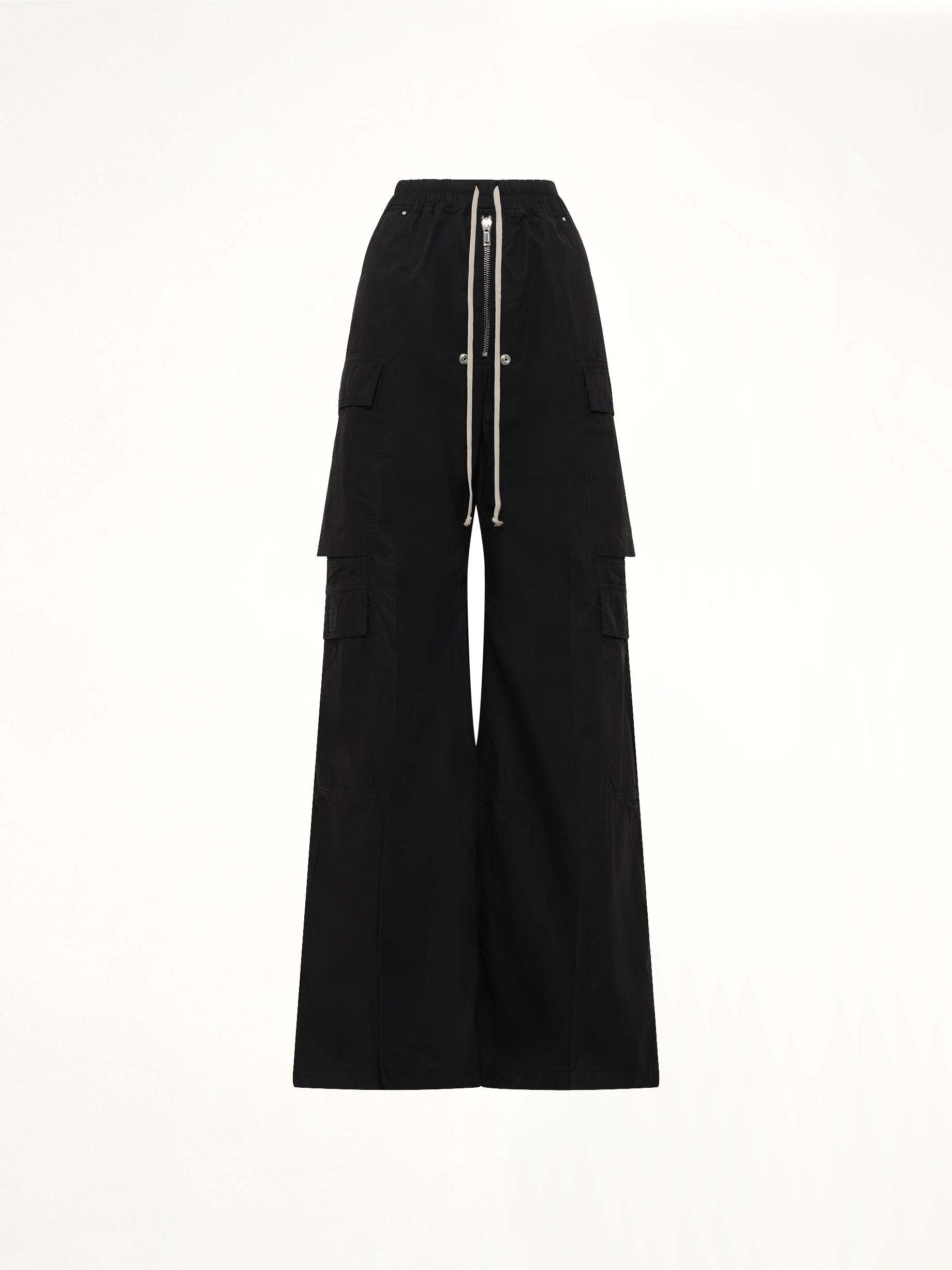 RICK OWENS DRKSHDW Double Cargo Jumbo Belas in Black Product Photo from MARAIS
