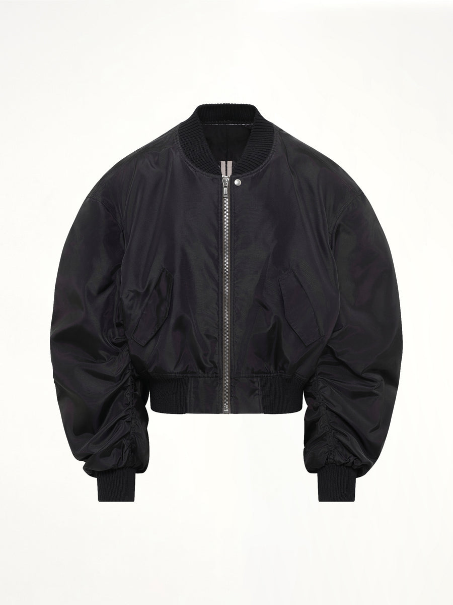 Secchia Flight Jacket in Black
