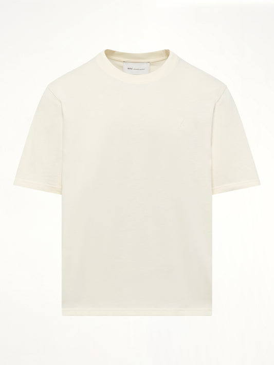 Small Embossed ADC T-Shirt in Cream