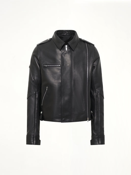 Vega Leather Jacket in Black