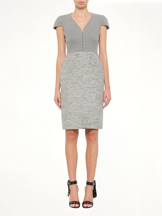 Alexander McQueen - Silver Pencil Dress