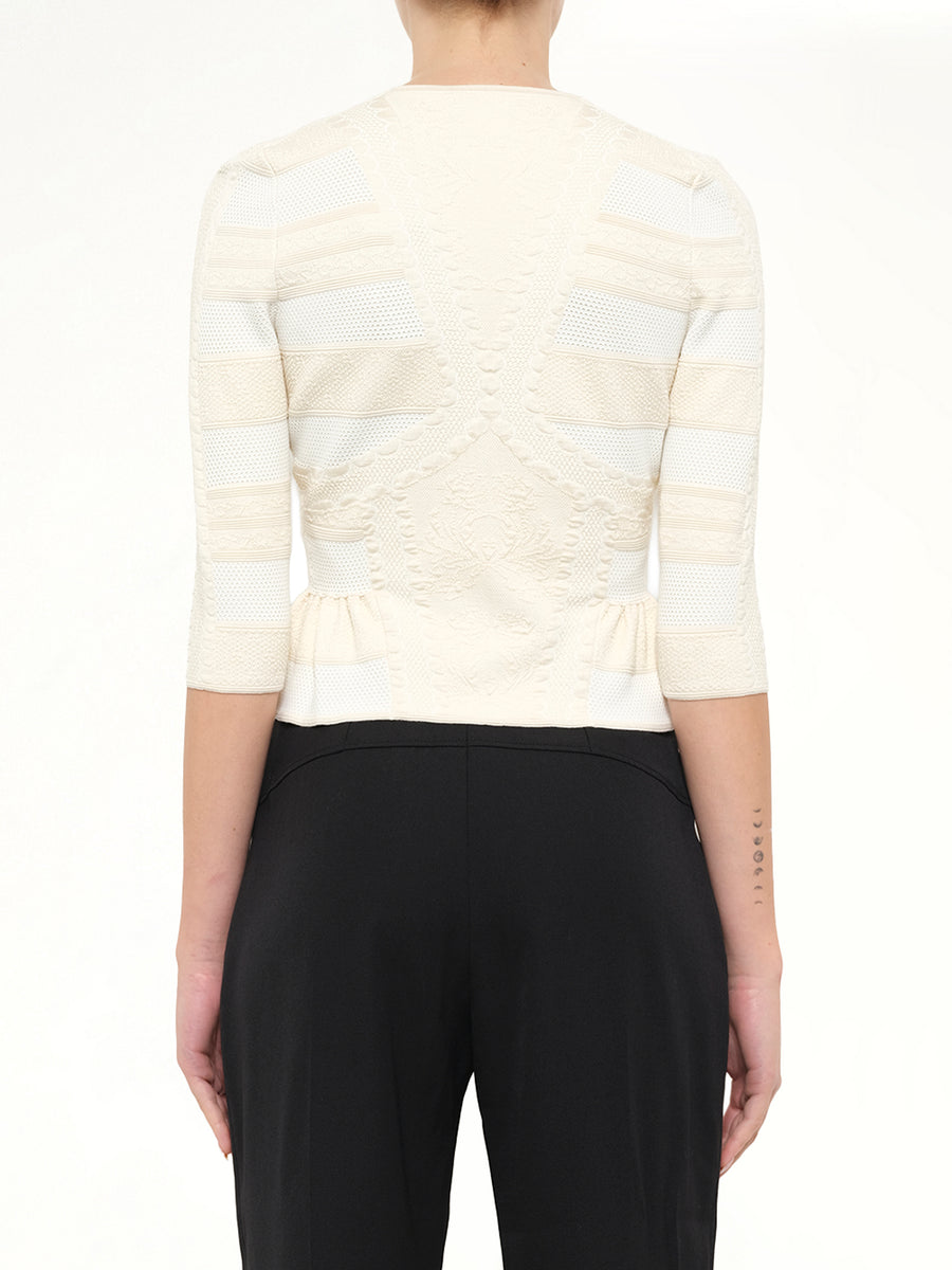 Alexander McQueen - Cardigan in White/Cream